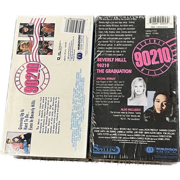 Beverly Hills 90210 Pilot Episode & The Graduation on VHS - NEW Sealed Lot Of 2 - Picture 2 of 4